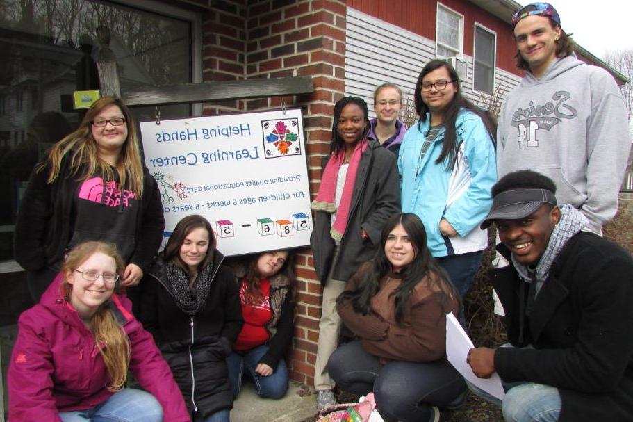 Keystone students gather at Helping Hands Learning Center